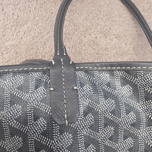 Goyard Black & Gray Goyardine Patterned Tote GM St. Louis - Picture 9 of 13